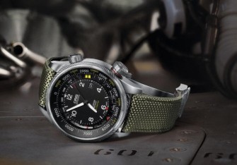 The Oris Big Crown ProPilot Altimeter has been developed entirely by Oris to serve as a high-performance instrument for pilots.