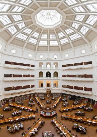 La Trobe Reading Room in the State Library of Victoria 